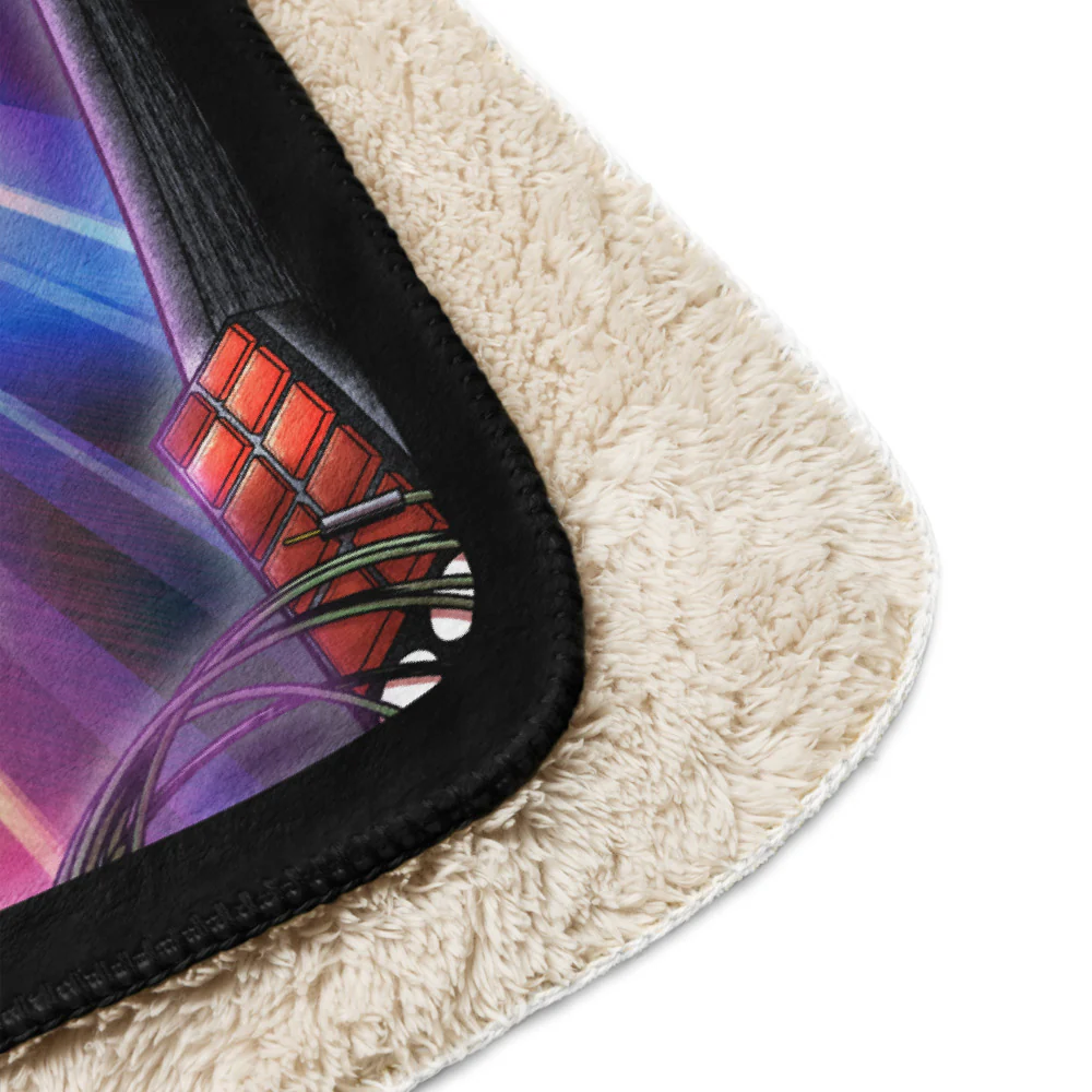 Back to the Future Dashboard Sherpa Blanket - Image 2