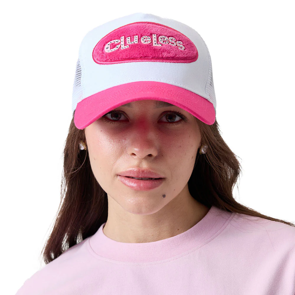 Clueless Jeweled Fuzzy Logo Trucker Hat by Samii Ryan - Image 2