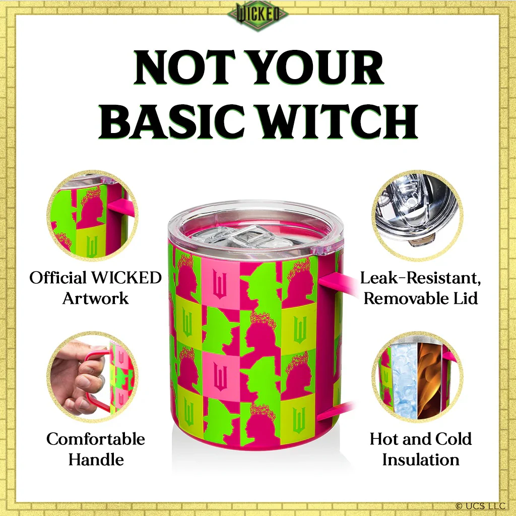 Dragon Glassware x Wicked 12 oz Stainless Steel Camp Mug - Pink - Image 3