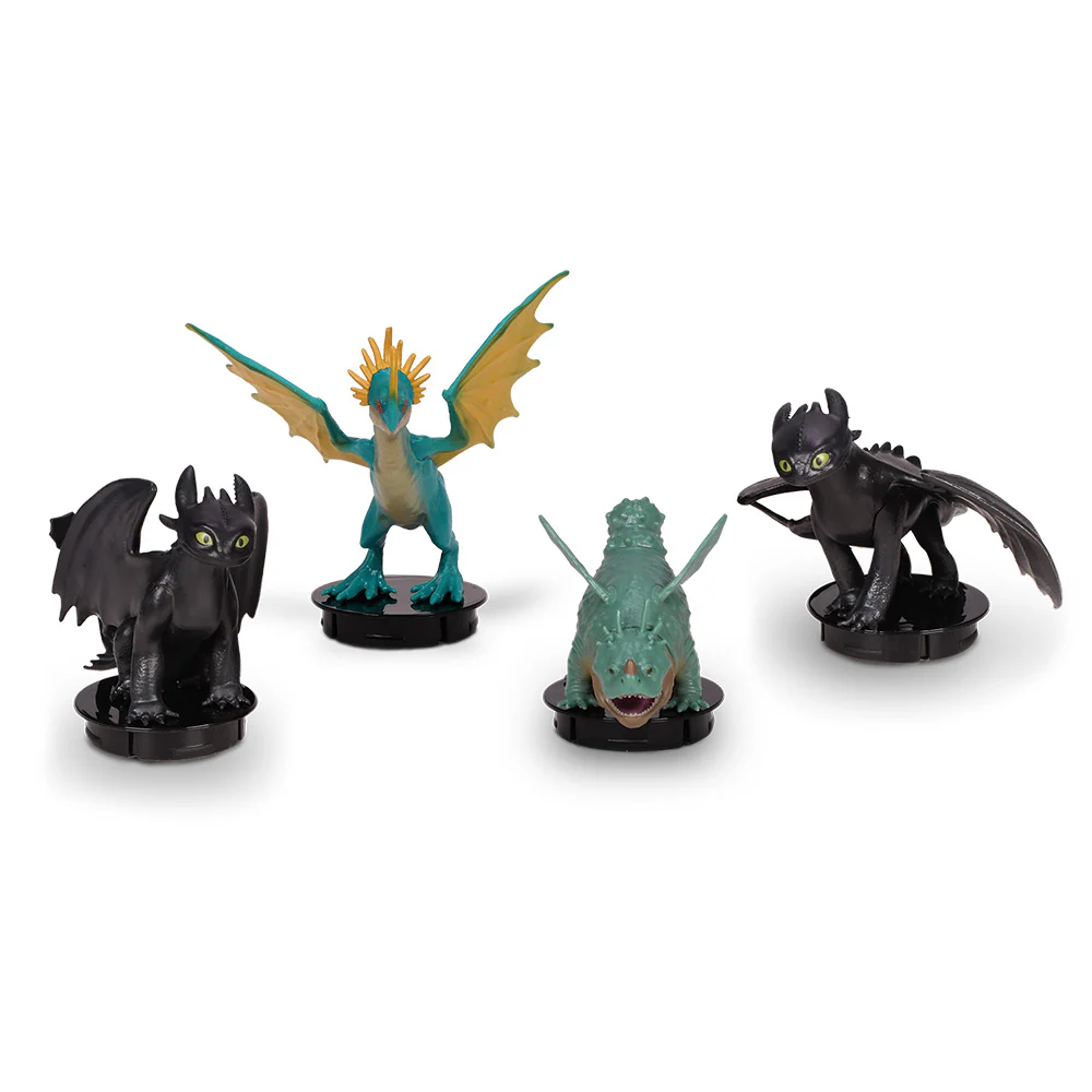 How to Train Your Dragon Cup Toppers - Set of 4