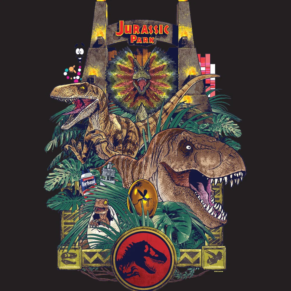 Jurassic Park Sherpa Blanket - Image 2