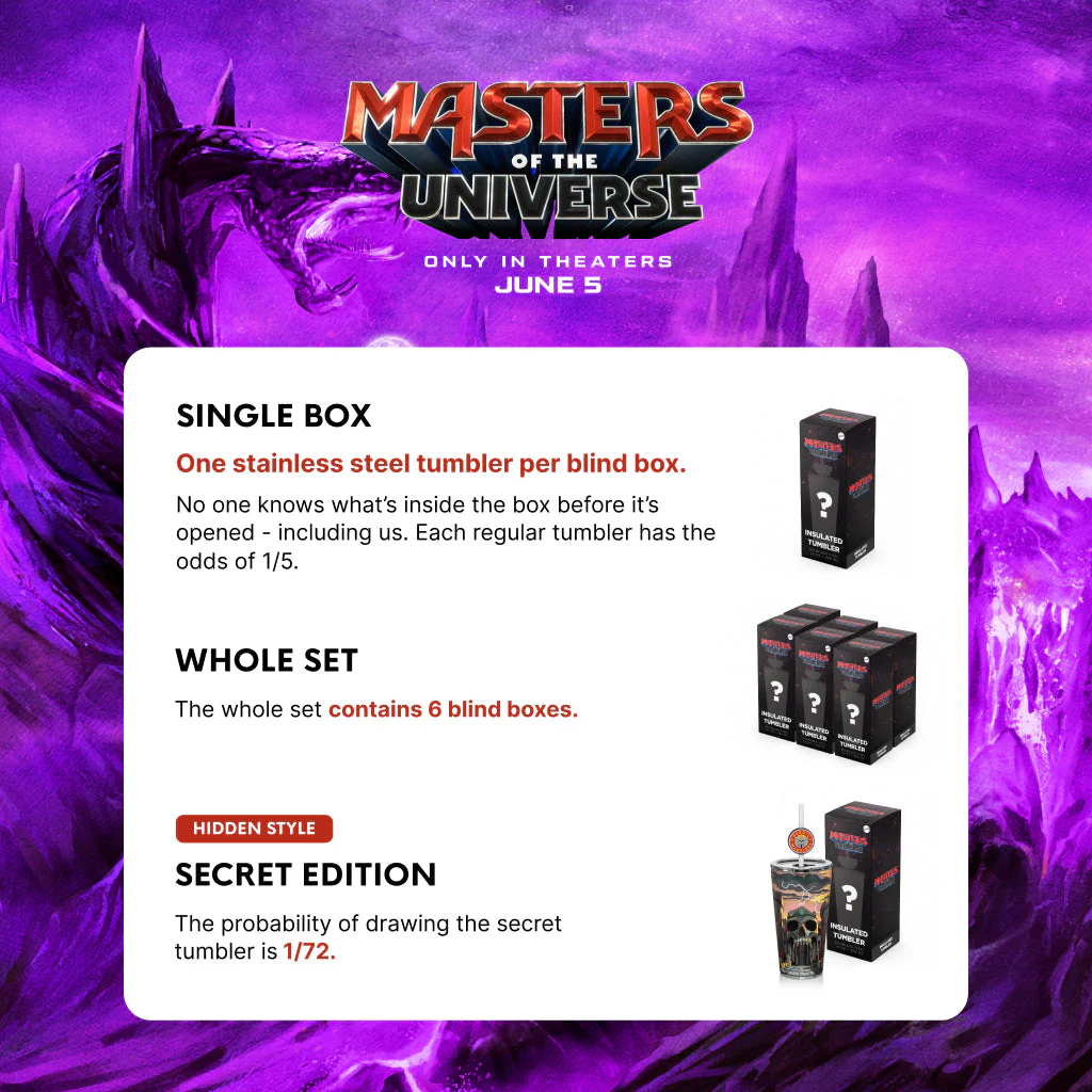 Masters of the Universe 2026 Movie Blind Box Tumbler - Image 6