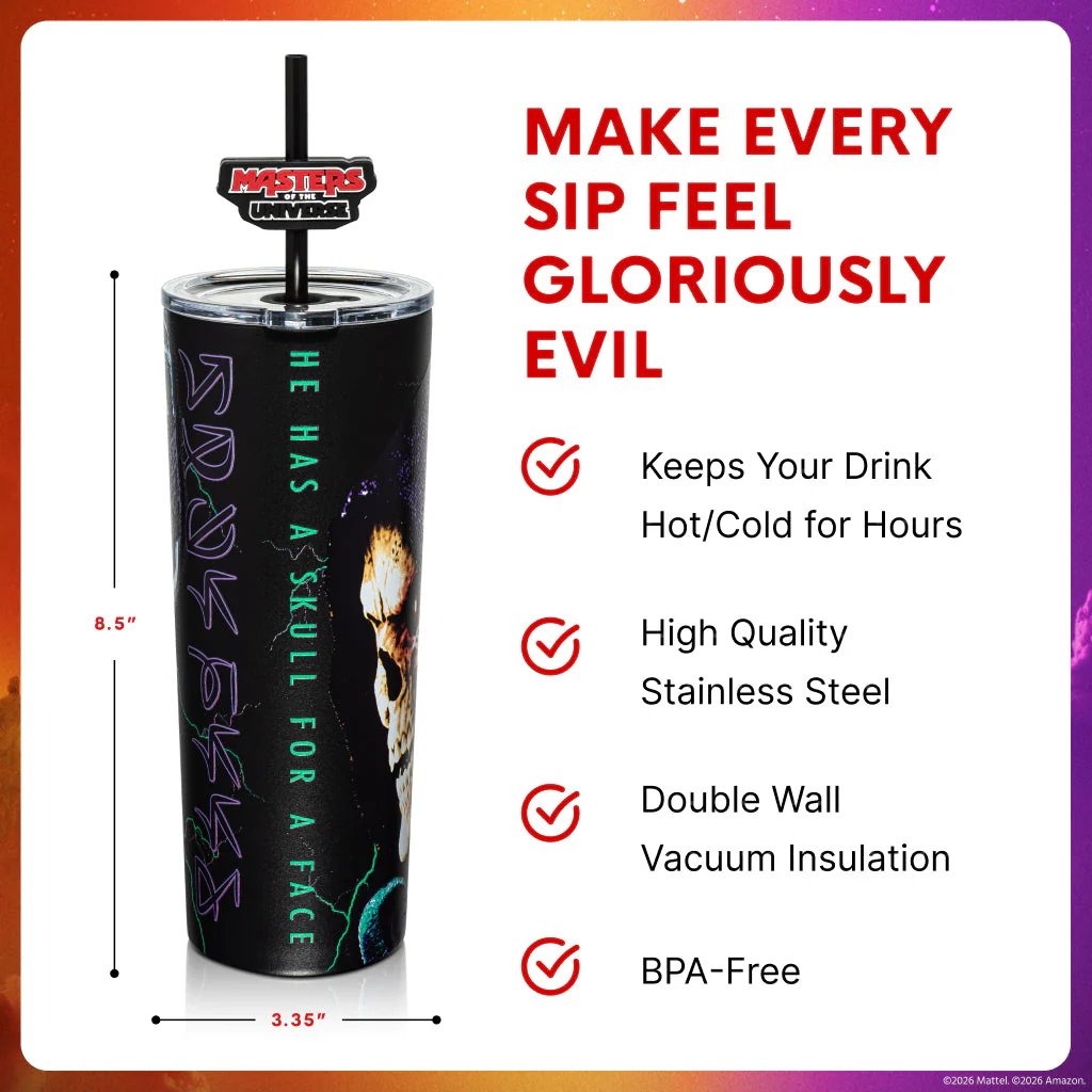 Masters of the Universe Skeletor 2026 Movie Tumbler - Image 3