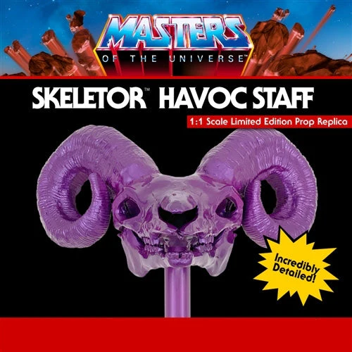 Masters of the Universe Skeletor Havoc Staff Prop Replica - Image 5