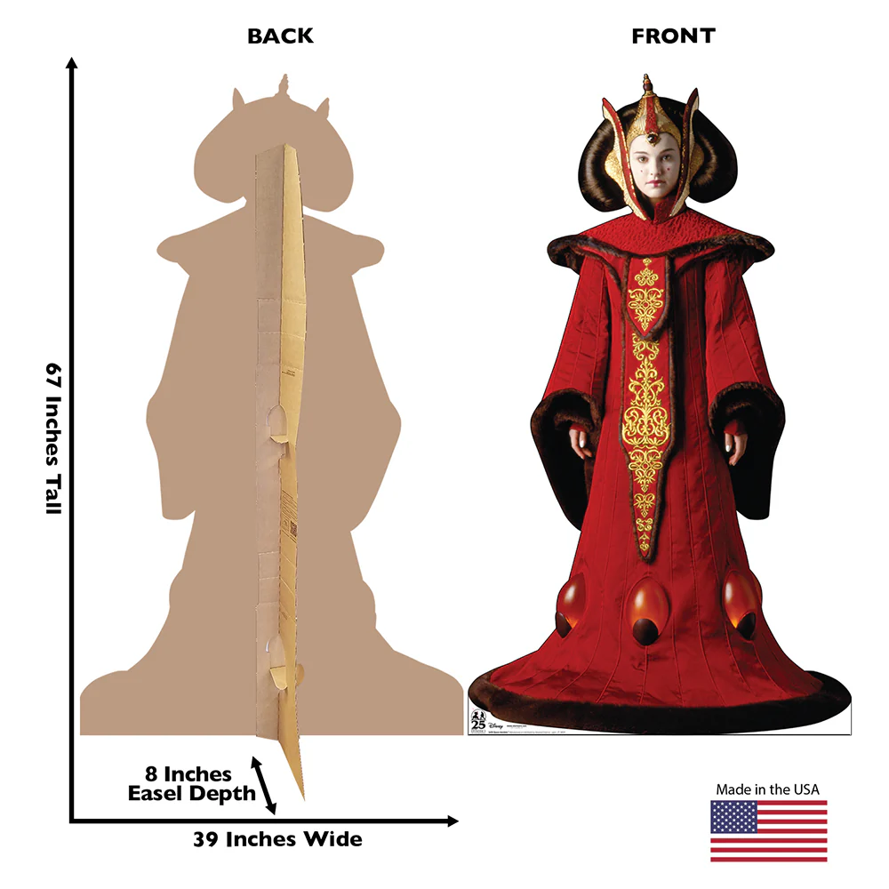 Star Wars 25th Anniversary The Phantom Menace Queen Amidala™ Standee - Image 3