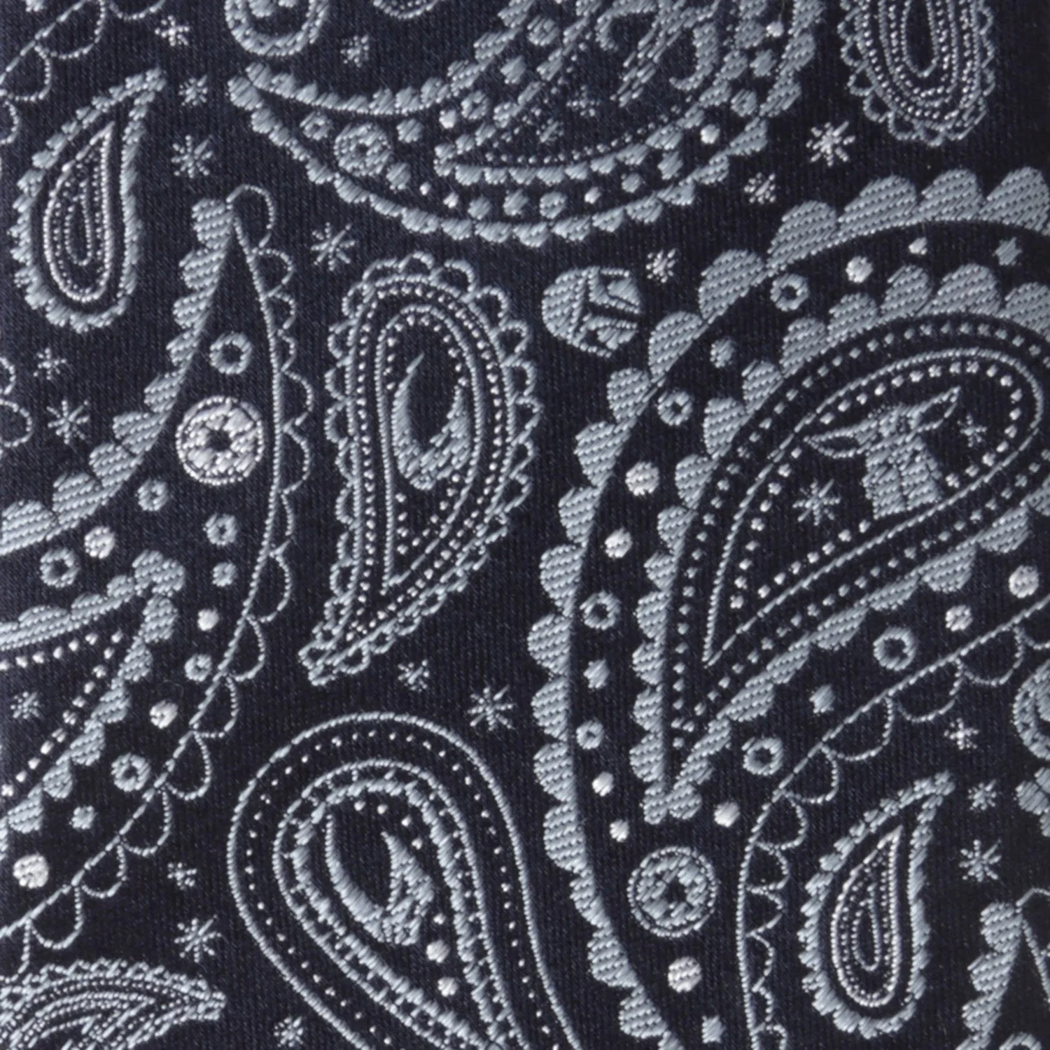 Star Wars The Mandalorian Blue Paisley 100% Silk Tie - Image 5