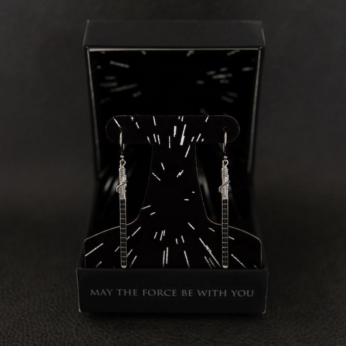 Star Wars x RockLove Darksaber Crystal Lightsaber Earrings - Image 6