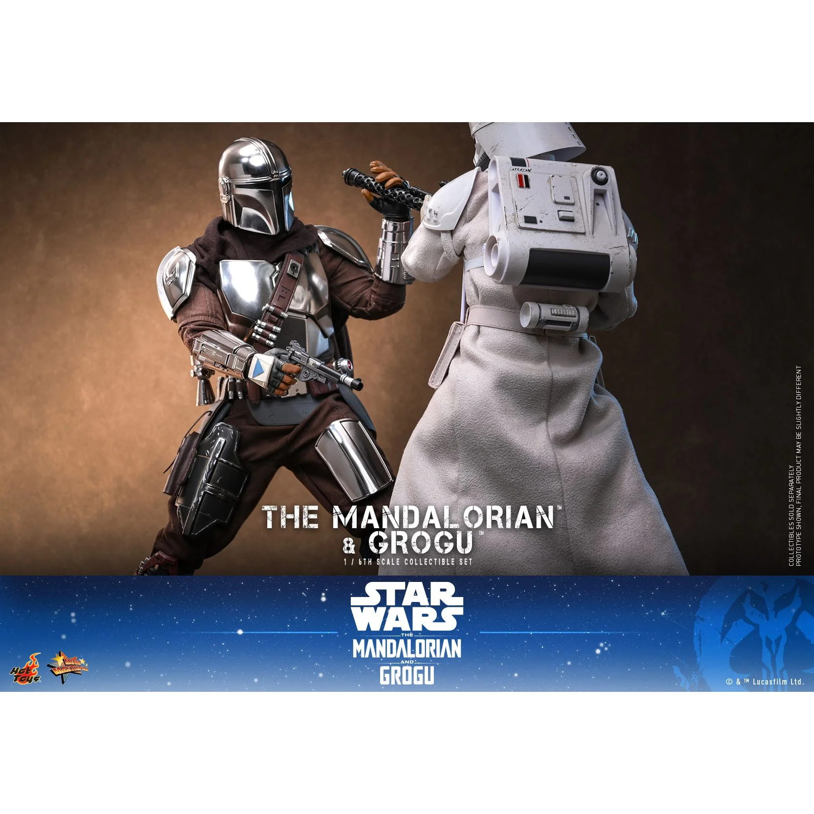 The Mandalorian & Grogu 1/6th Scale Figure Set - Image 5