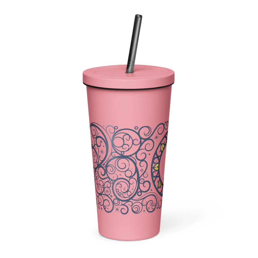 Wicked Glinda Badge Insulated Stainless Steel Tumbler - Image 2